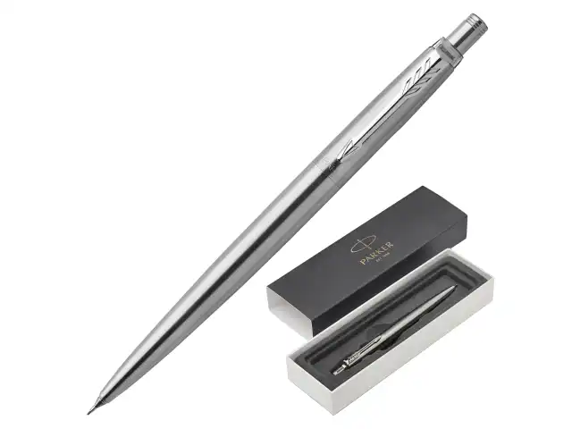 Карандаш механический 0,5 мм, PARKER "Jotter Essential CT", металлический корпус, серебристый, 1953381