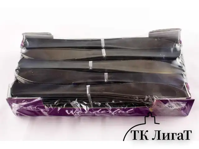 Нож TaMbien столовый пластиковый металлик 18 см. (18шт/1уп) 40 707