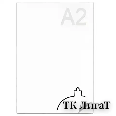 Ватман, формат А2 (594х420 мм), 1 лист, плотность 200 г/м2, ГОЗНАК Краснокамск