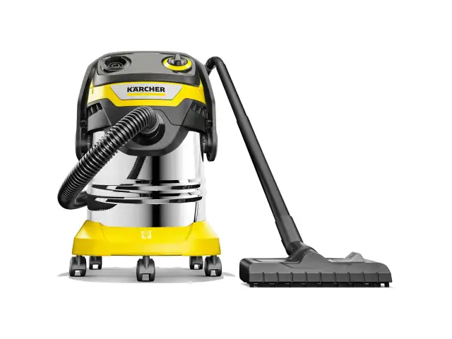 Пылесос хозяйственный KARCHER WD 5 S, мусоросборник 25л, мощность 1100Вт, желтый, 1.6, 1.628-350.0