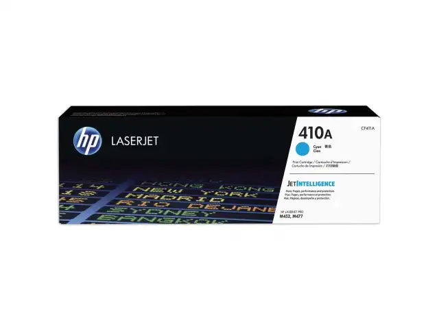 Картридж лазерный HP (CF411A) LaserJet Pro M477/M452, №410A, голубой, оригинальный, ресурс 2300 страниц