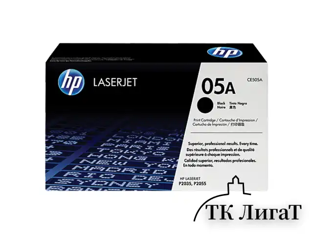 Картридж лазерный HP (CE505A) LaserJet P2035/P2055 и другие, №05А, оригинальный, ресурс 2300 стр.