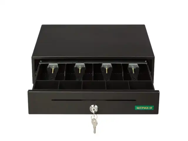 Ящик денежный для кассира ШТРИХ MiniCD, (БЕЗ ПОДКЛЮЧЕНИЯ ККМ), 332х319,5х94 мм, черный, 72319