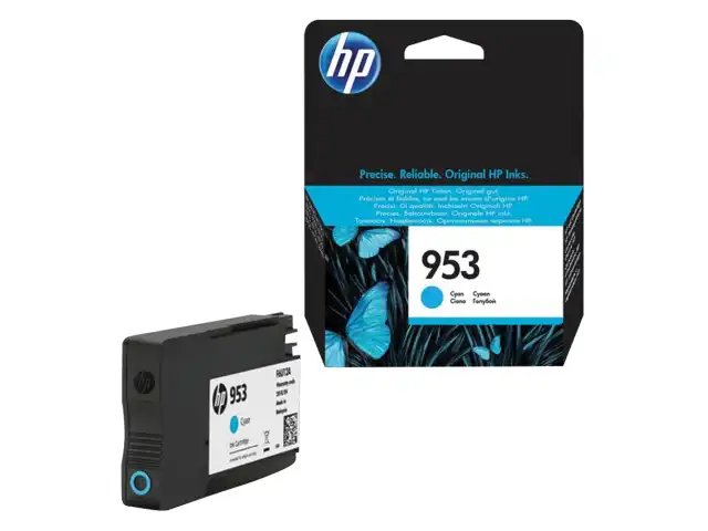 Картридж струйный HP (F6U12AE) Officejet Pro 8710/8210, №953, голубой, ресурс 700 стр., оригинальный