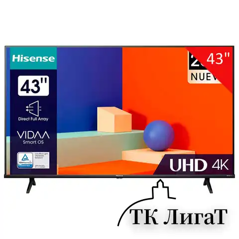 Телевизор HISENSE 43A6K, 43