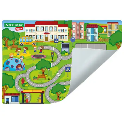 Настольное покрытие BRAUBERG KIDS, А3+, пластик, 46x33 см, Лабиринт, 273620