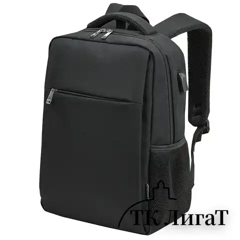 Рюкзак BRAUBERG FUNCTIONAL с отделением для ноутбука, USB-порт, багаж лента, Firm, 43x30x15 см, 272576
