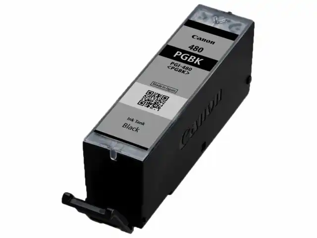 Картридж струйный CANON (PGI-480PGBK), для PIXMA TS704/TS6140, пигмент черный, ресурс 200 страниц, 2077C001