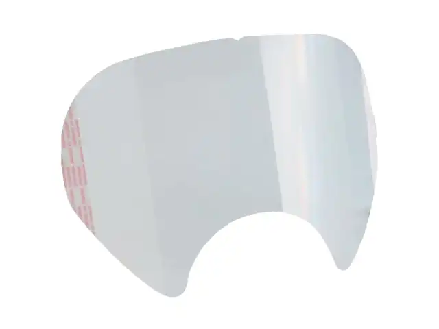Пленка защитная для полнолицевых масок Jeta Safety 5951, комплект 10 штук, самоклеящаяся, прозрачная