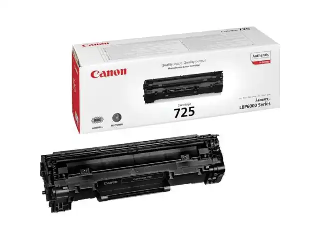 Картридж лазерный CANON (725) LBP6000/LBP6020/LBP6020B, оригинальный, ресурс 1600 стр., 3484B002