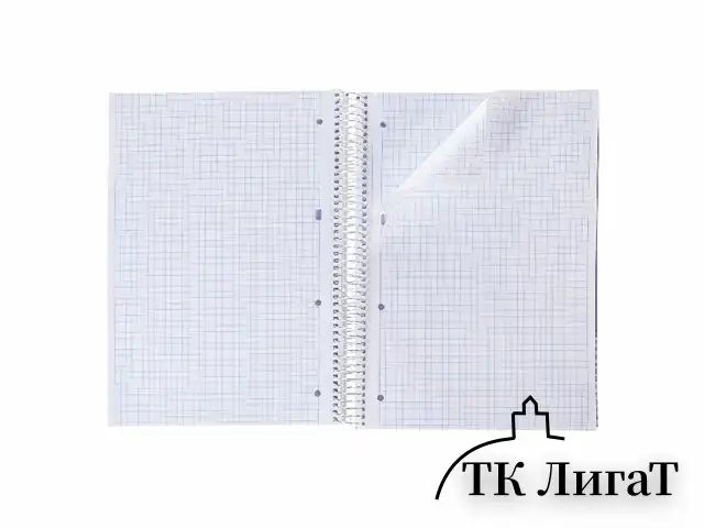 Тетрадь А4, 160 л., HATBER спираль, клетка, обложка твердая, 