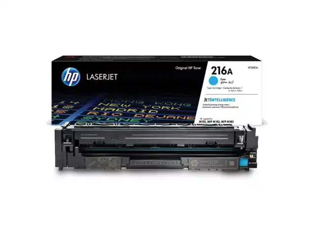 Картридж лазерный HP (W2411A) Color LaserJet M182n/M183fw, №216A, голубой, оригинальный, ресурс 850 страниц