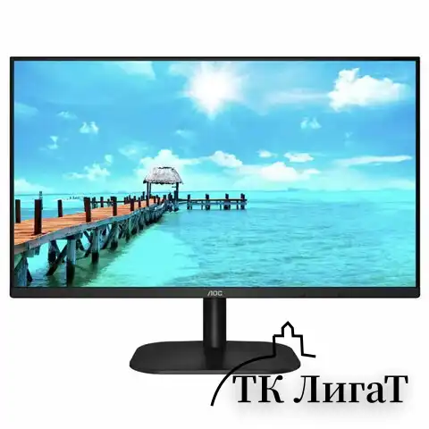 Монитор AOC 27B2H 27" (68,6 см), 1920x1080, 16:9, IPS, 7 ms, 250 cd, HDMI, VGA, черный