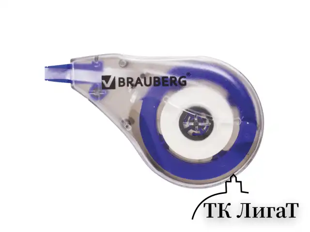 Корректирующая лента BRAUBERG, 4 мм х 8 м, в упаковке с европодвесом, 220640
