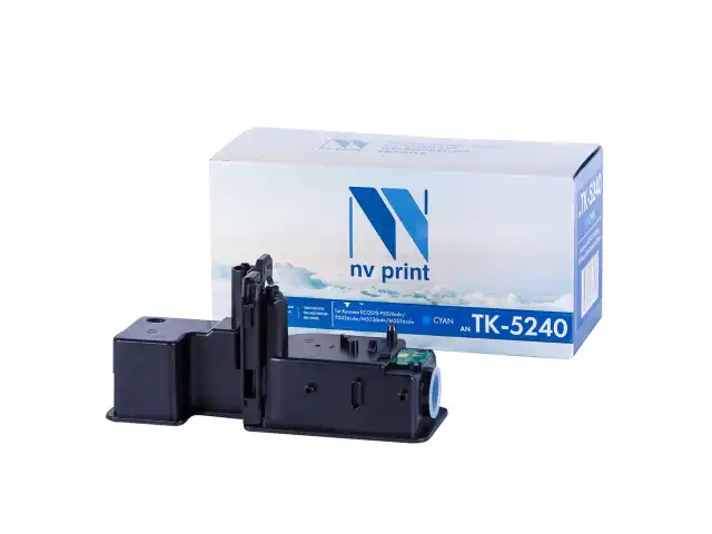 Тонер-картридж NV PRINT (NV-TK-5240C) для KYOCERA ECOSYS P5026cdn/w/M5526cdn, голубой, ресурс 3000 стр.