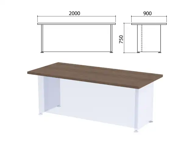 Столешница стола письменного "Приоритет", 2000х900х750 мм, лагос, К-905, К-905 лагос