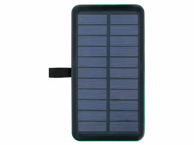 Аккумулятор внешний POWER BANK 10000mAh CACTUS CS-PBFSPT-10000, 2 USB, солнечная бата, 1205749