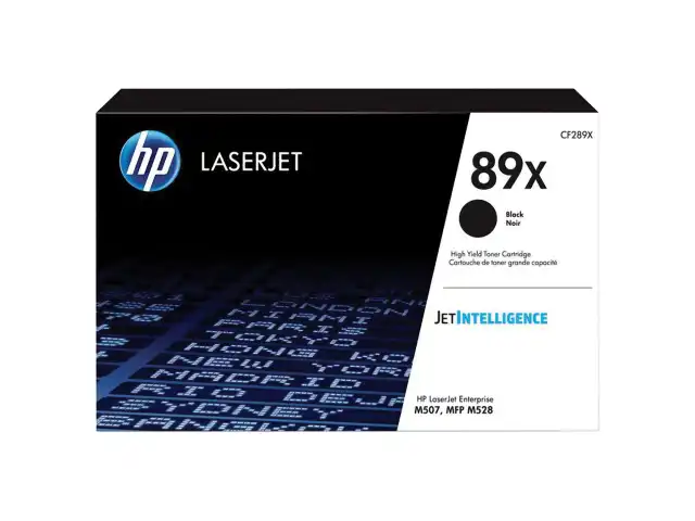 Картридж лазерный HP (CF289X) LaserJet Enterprise M507dn/x/528dn и др., №89X, оригинальный, ресурс 10000 страниц