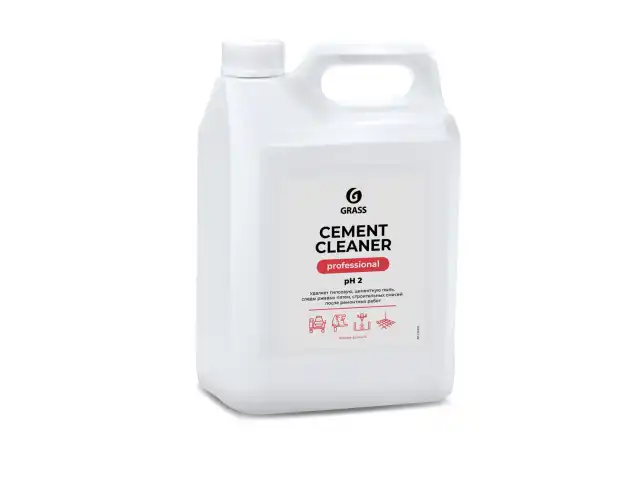 Средство для уборки после строительства 5,5 кг GRASS CEMENT CLEANER, кислотное, концентрат, 125305