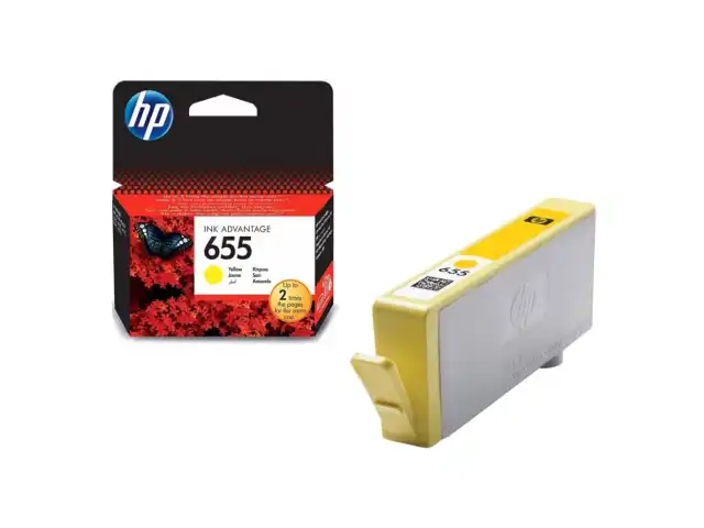 Картридж струйный HP (CZ112AE) Deskjet Ink Advantage 3525/5525/4515/4525 №655, желтый, оригинальный