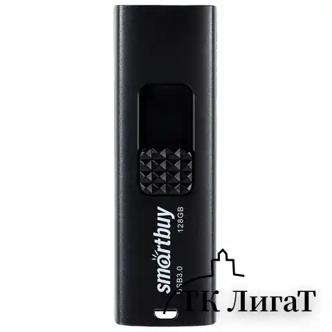 Флеш-диск 128GB SMARTBUY Fashion USB 3.0, черный, SB128GB3FSK