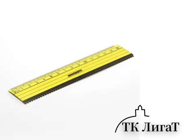 Линейка пластик 15 см ЮНЛАНДИЯ 