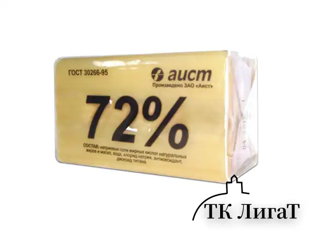 Мыло хозяйственное 72%, 200 г, (Аист) 