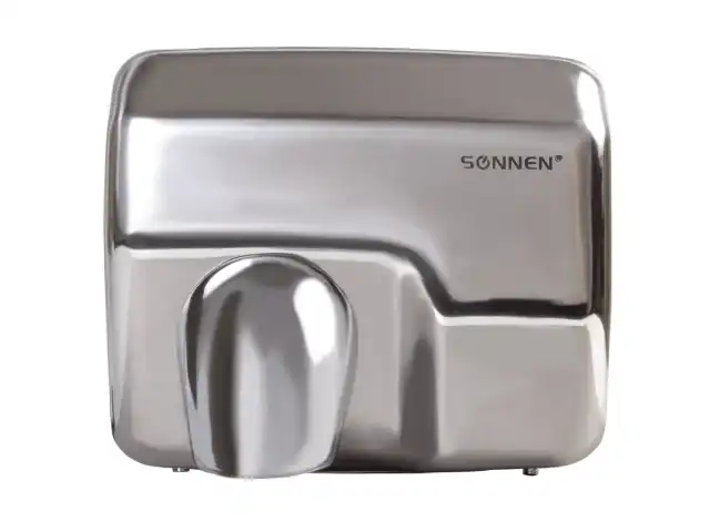 Сушилка для рук SONNEN HD-798S, 2300 Вт, нержавеющая сталь, антивандальная, серебристая, 604194