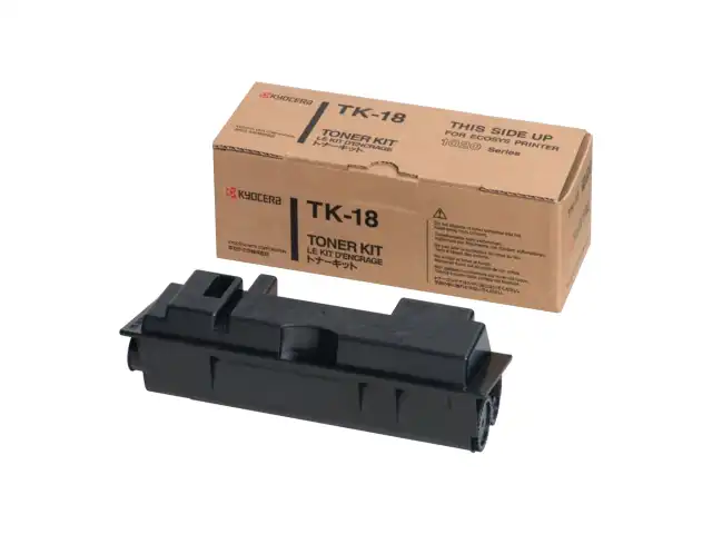 Тонер-картридж KYOCERA (TK-18) FS1020/1018, оригинальный, ресурс 7200 стр.