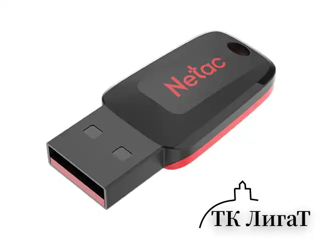 Флеш-диск 32GB NETAC U197, USB 2.0, черный, NT03U197N-032G-20BK