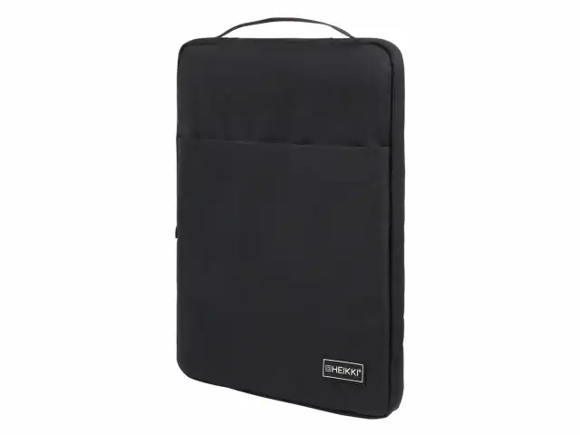 Чехол для ноутбука HEIKKI OPTION MAX 15,6'' (ХЕЙКИ), с ручкой и карманом, черный, 39х27х3 см, 272602