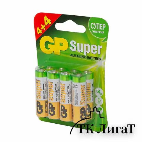 Батарейки аккумуляторные НАБОР 8шт (ПРОМО 4+4) GP AA+ААА (HR6+HR03) 2650mAh+930mAh, 2, 270AA/100AAA