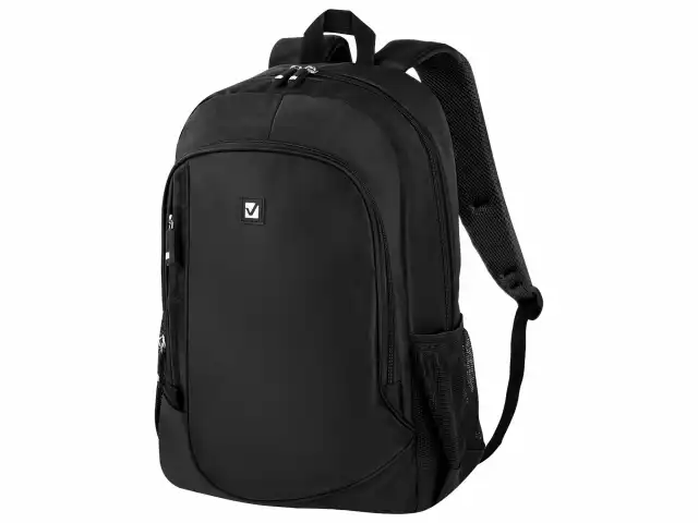 Рюкзак BRAUBERG B-TR1606 для старшеклассников/студентов, 22 л, черный, 