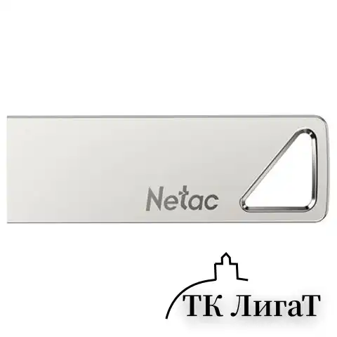 Флеш-диск 32GB NETAC U326, USB 2.0, металлический корпус, серебристый, NT03U326N-032G-20PN