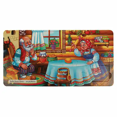 Книга-пазл 2 в 1 пазлы, сказки/стихи, 5 пазлов, 160х160 мм, 10 страниц, АССОРТИ, УМКА