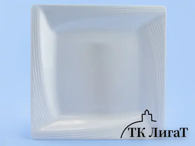 Тарелка пластиковая Complement  Quadro White 11,5х11,5см,  (6шт/20уп), 53404.01
