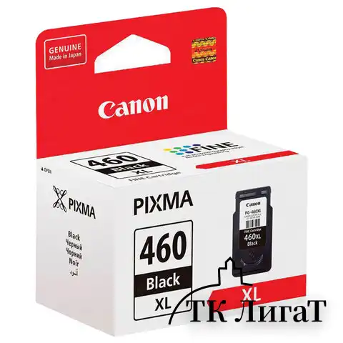 Картридж струйный CANON (PG-460XL) для Pixma TS5340 черный, повышенной емкости, оригинальный, 3710C001