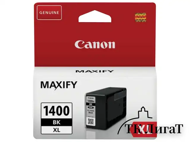 Картридж струйный CANON (PGI-1400XLВК) МВ2040/МВ2340, черный, оригинальный, ресурс 1200 стр., 9185B001