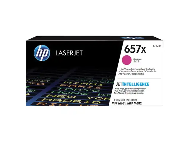 Картридж лазерный HP (CF473X) Color LJ M681dh/M681f/M682z, №657X, пурпурный, оригинальный, 23000 страниц