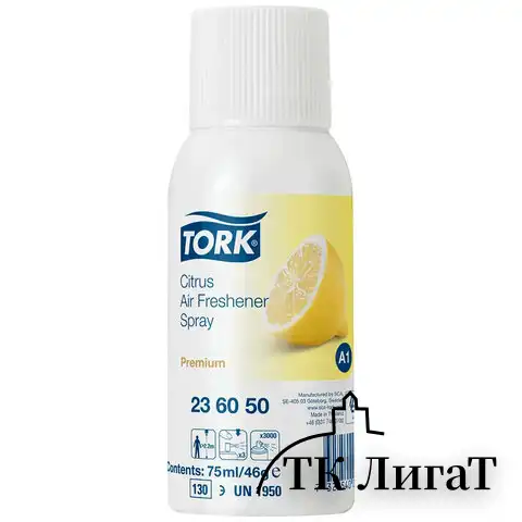 Сменный баллон 75 мл, TORK (Система А1) Premium, цитрус, 236150