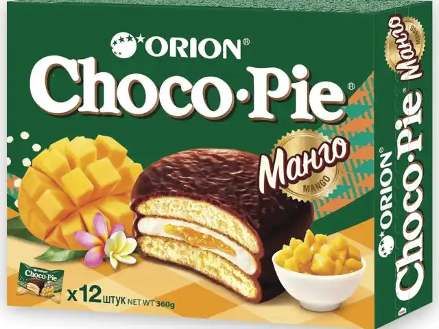 Печенье ORION "Choco Pie Mango" манго 360 г (12 штук х 30 г), О0000013010