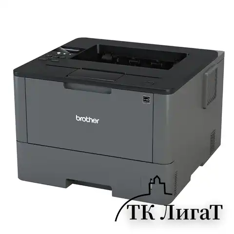 Принтер лазерный BROTHER HL-L5200DW A4, 40 стр./мин, 50000 стр./мес., ДУПЛЕКС, Wi-Fi, сетевая карта, HLL5200DWR1