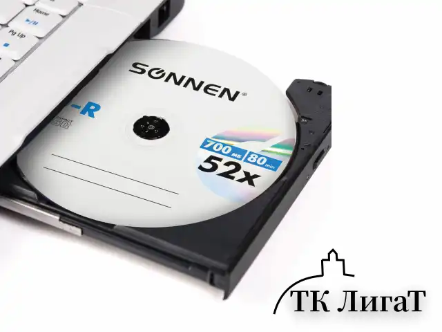 Диски CD-R SONNEN, 700 Mb, 52x, Cake Box (упаковка на шпиле) КОМПЛЕКТ 25 шт., 513531