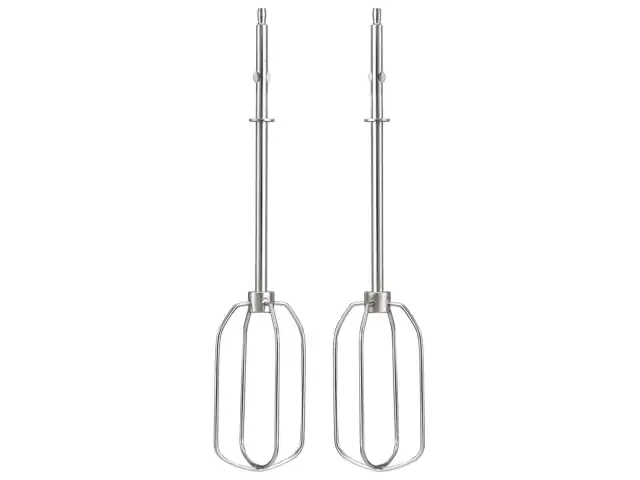 Миксер MOULINEX HM310E10, 300Вт, 5 скоростей, 2 венчика, 2 крюка для теста, серый, 8010001084