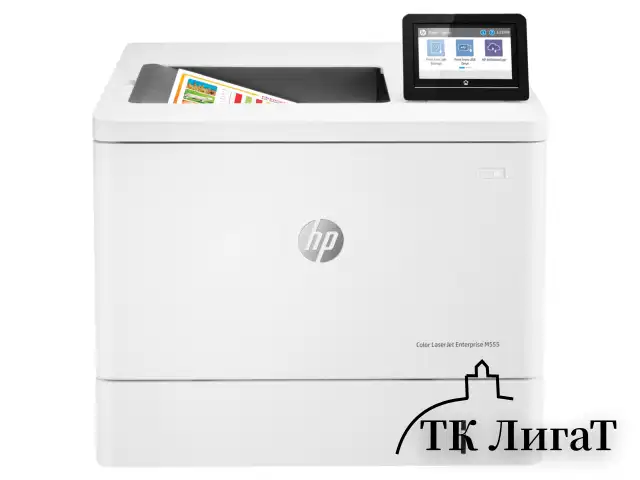 Принтер лазерный ЦВЕТНОЙ HP Color LJ Enterprise M555dn, А4, 38 стр./мин, 80000 стр./мес., ДУПЛЕКС, сетевая карта, 7ZU78A