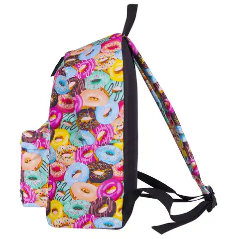 Рюкзак BRAUBERG, универсальный, сити-формат, Donuts, 20 литров, 41х32х14 см, 228862