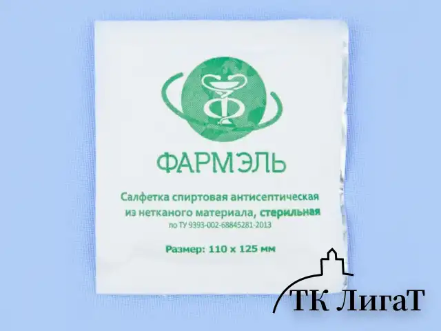 Салфетка спиртовая антисептическая  в инд.упаковке (3200шт/кор)
