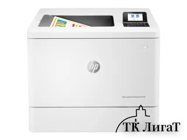 Принтер лазерный ЦВЕТНОЙ HP Color LJ Enterprise M554dn, А4, 33 стр./мин, 80000 стр./мес., ДУПЛЕКС, сетевая карта, 7ZU81A