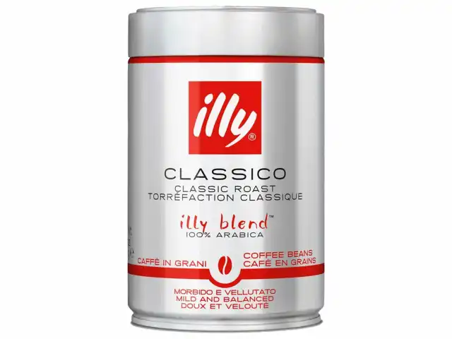 Кофе в зернах ILLY "Classico" ИТАЛИЯ, 250 г, жестяная банка, 52