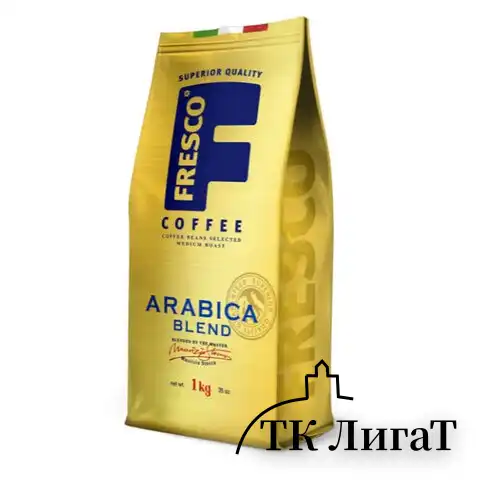 Кофе в зернах FRESCO "Arabica Blend", 1000 г, зерно, вакуумная упаковка